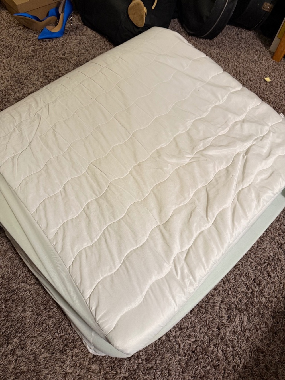 Mattress Topper and Cover for Twin Dorm Bed
